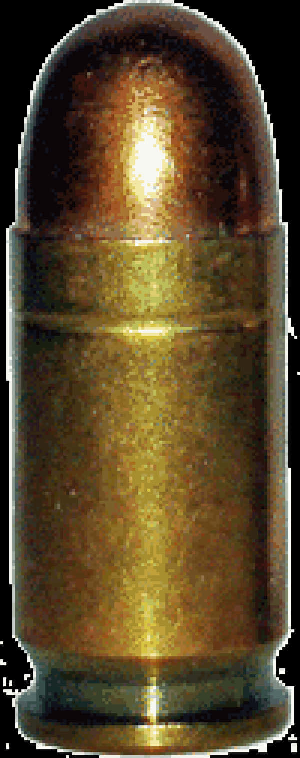 Brass Bullet Cartridge PNG