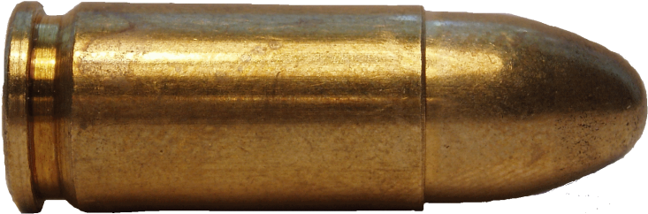 Brass Bullet Cartridge PNG