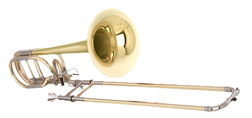 Brass Trombone Isolated PNG