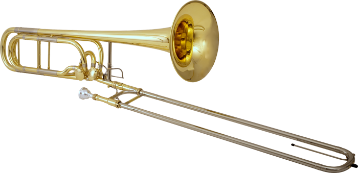 Brass Trombone Isolated PNG