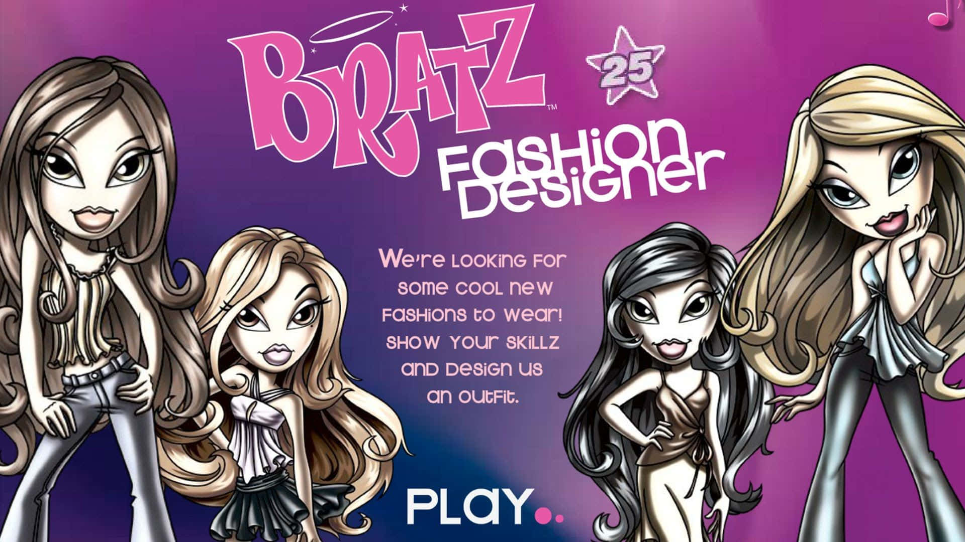 Bratz Dolls striking a pose in chic outfits