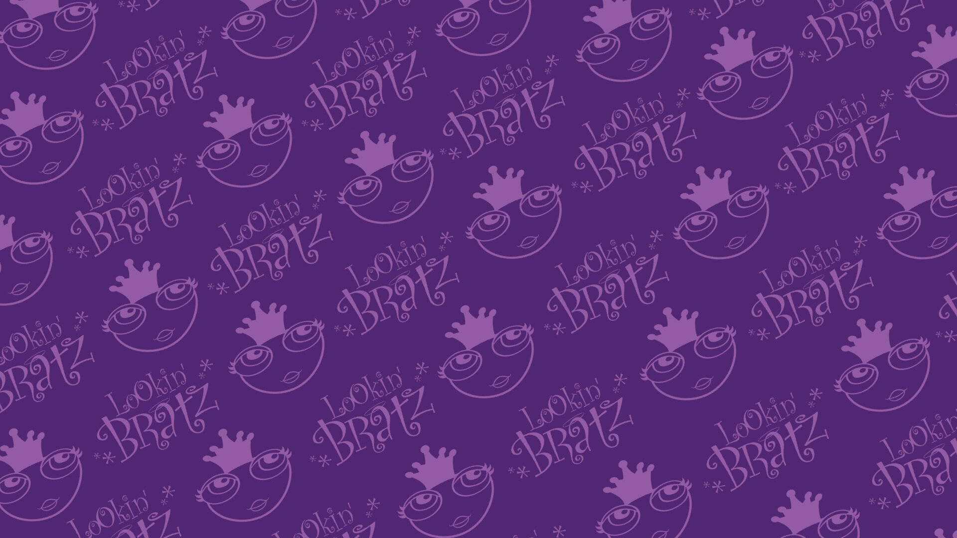 Bratz Aesthetic Purple Pattern Wallpaper