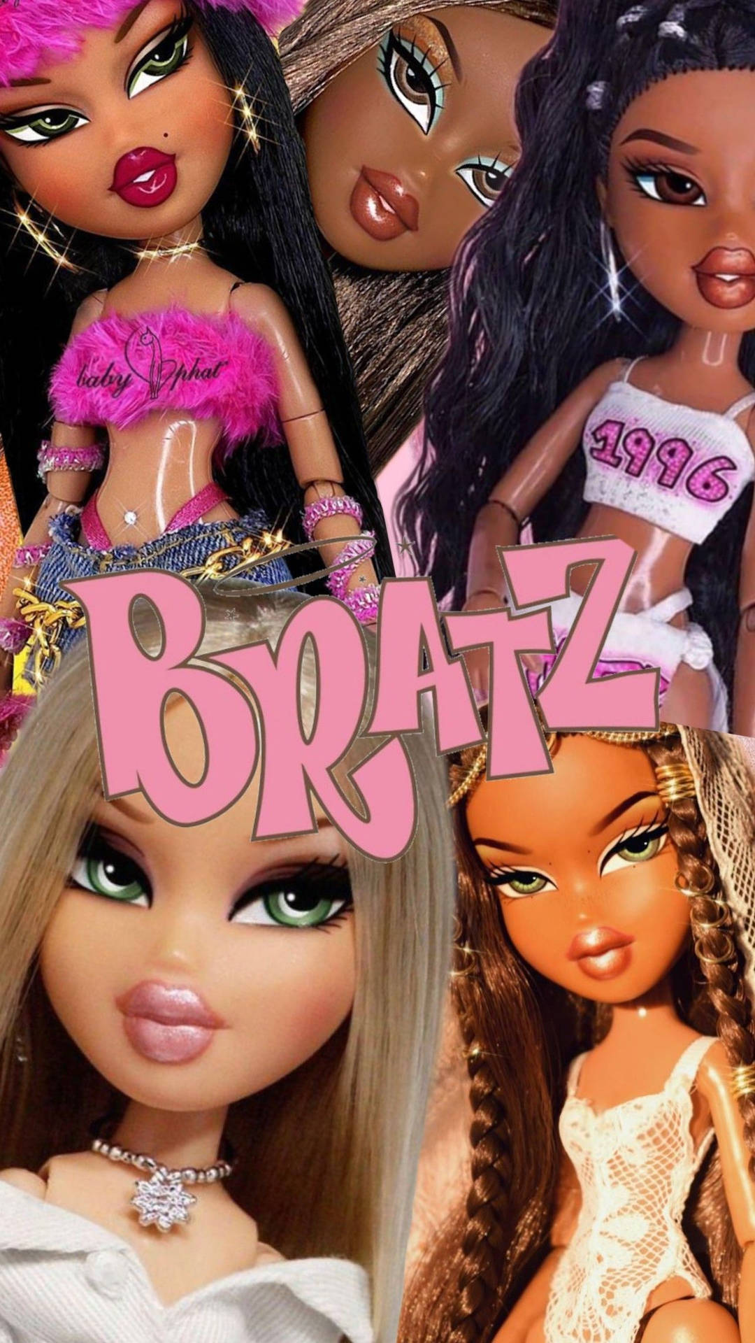 Download Bratz Dolls Pink Louis Vuitton Wallpaper