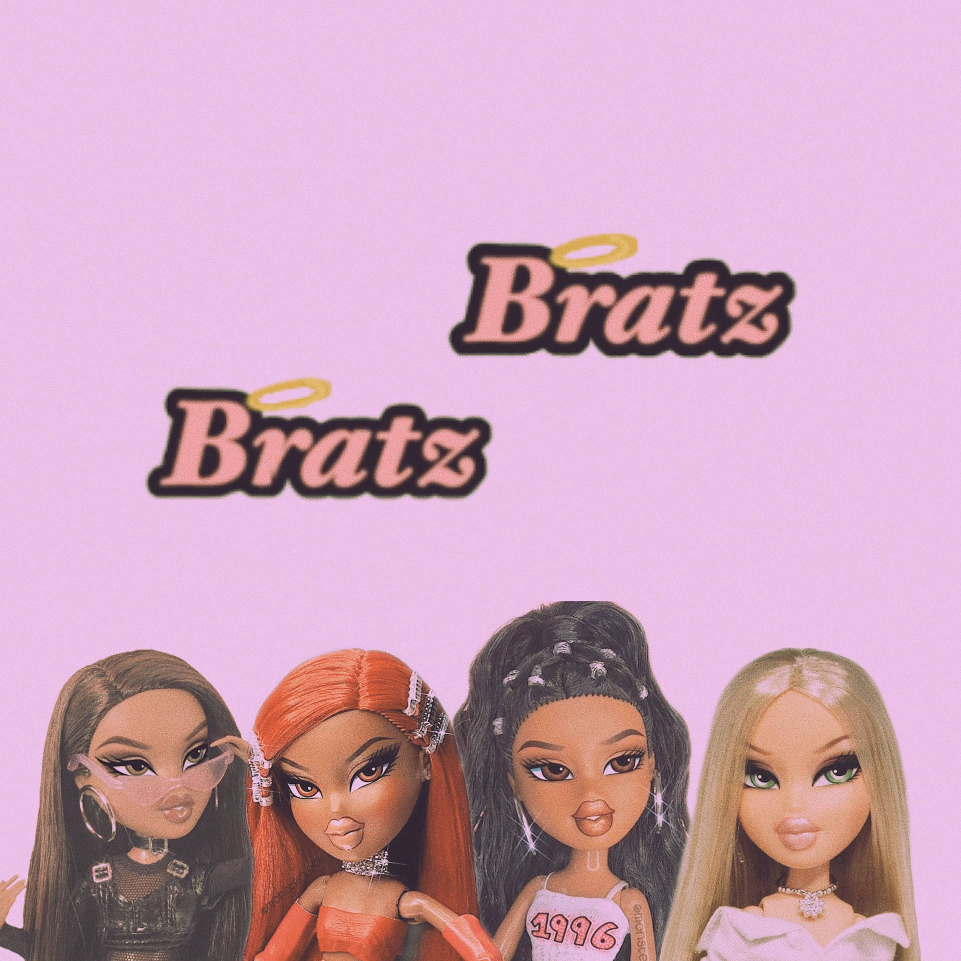 Bratz Dolls Four Different Styles Wallpaper