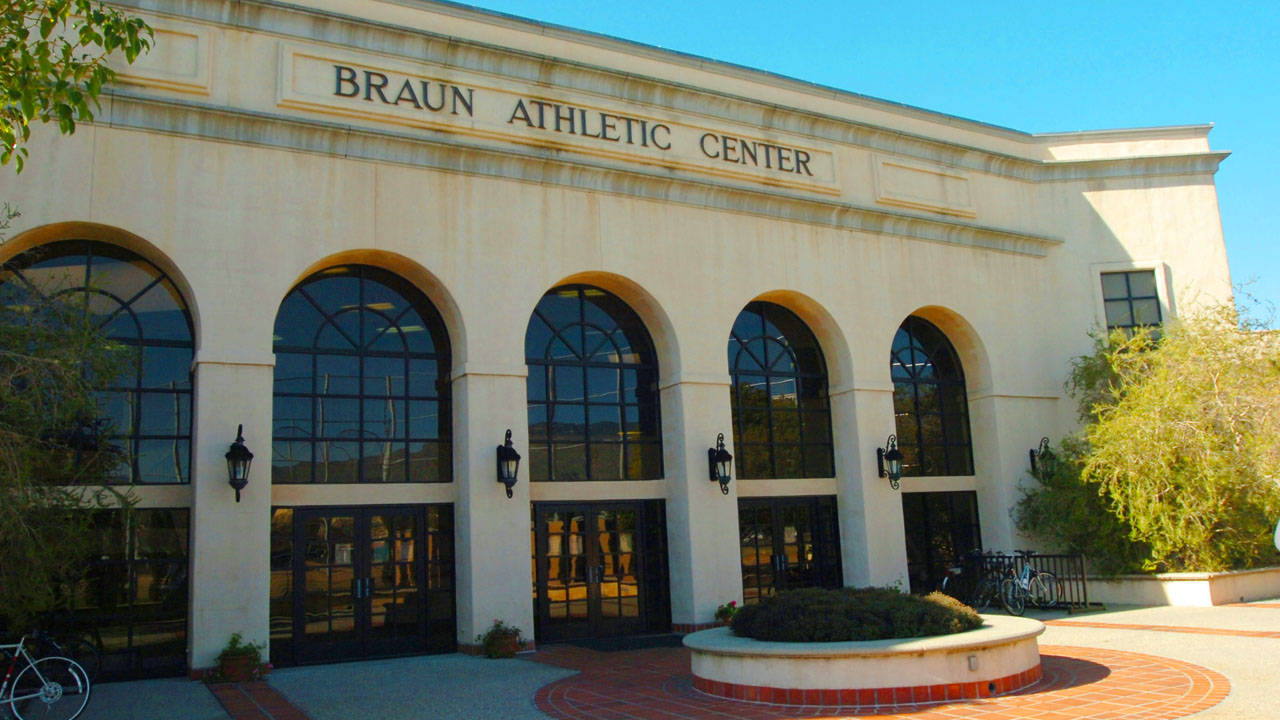 Edificiodell'istituto Braun Athletic Al Caltech Sfondo