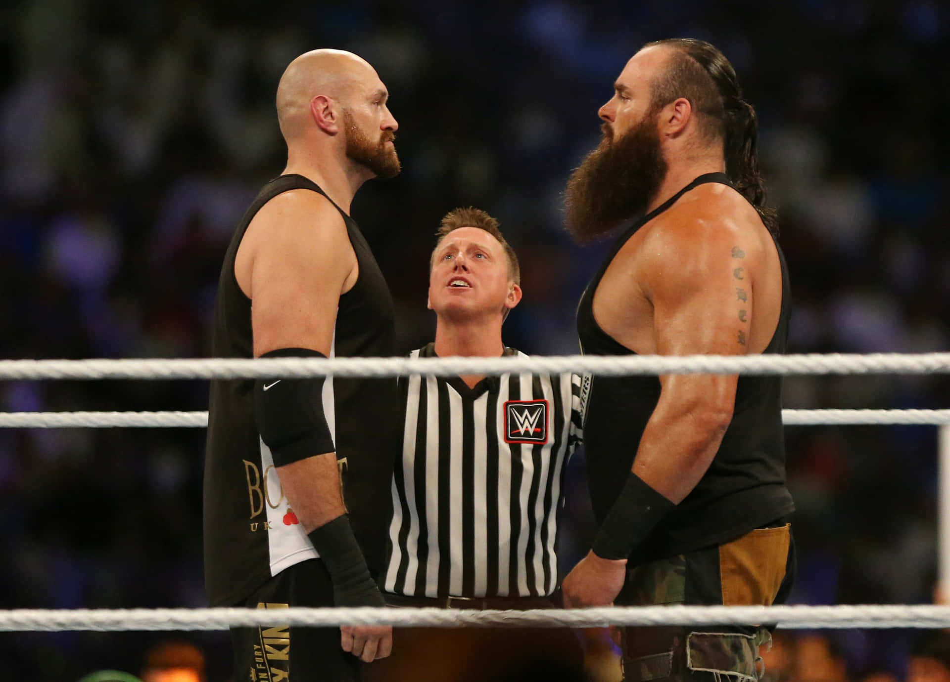 Braun Strowman And Tyson Fury Face Off Picture