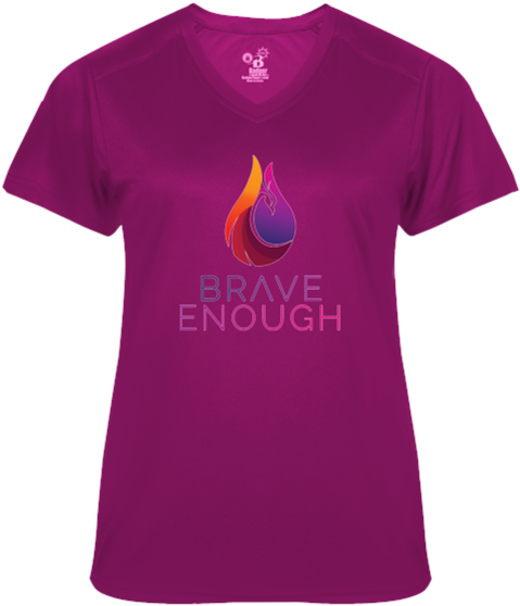 Brave Enough Womens T Shirt PNG