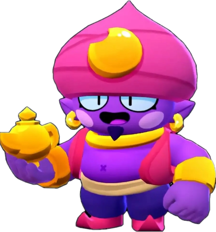 Download Brawl Stars Genie Character | Wallpapers.com