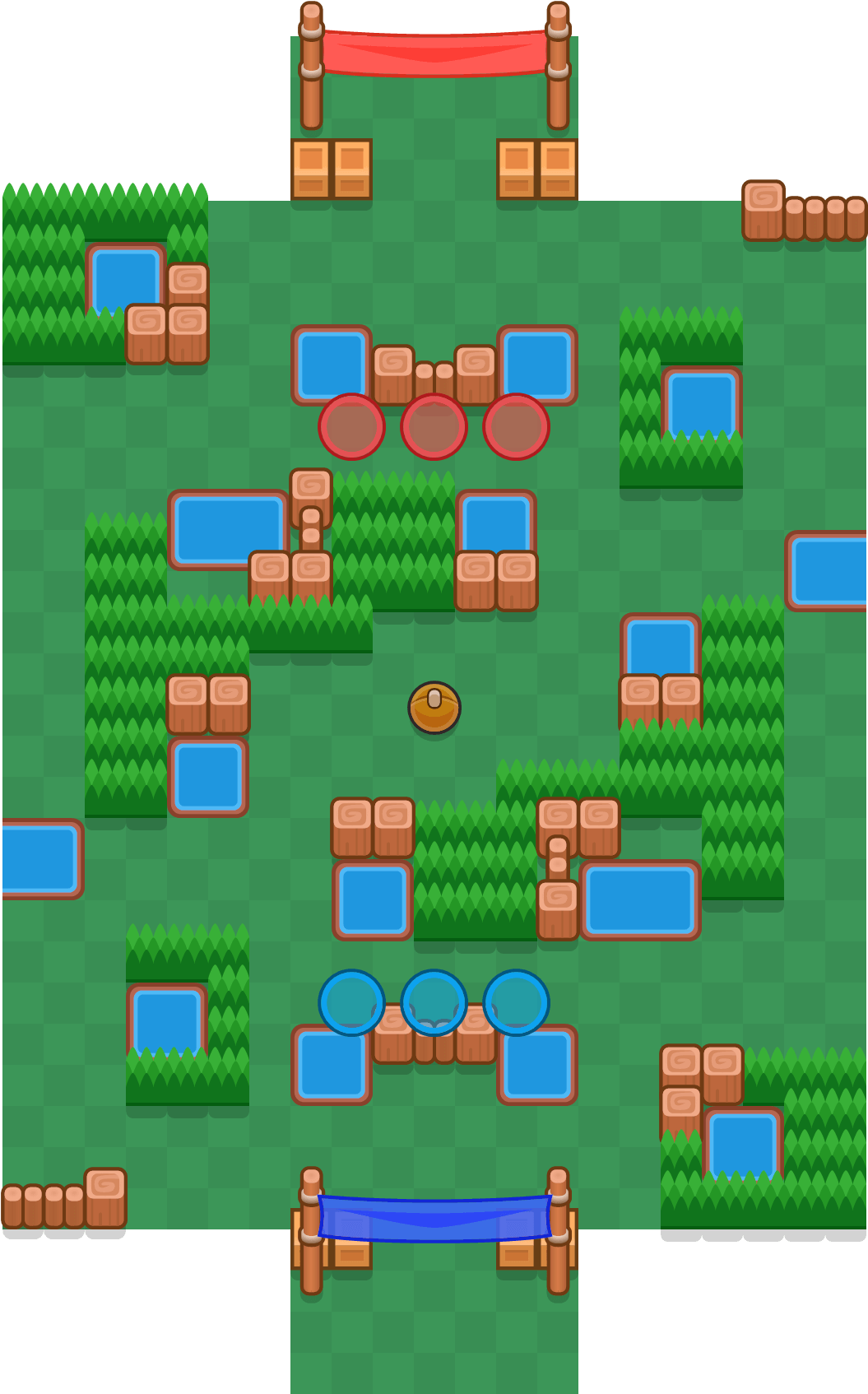 Brawl Stars Map Layout PNG