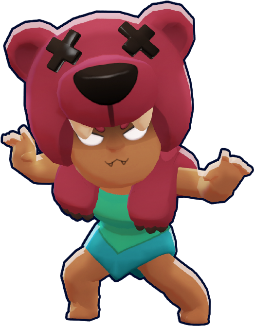 Brawl Stars Nita Bear Costume PNG