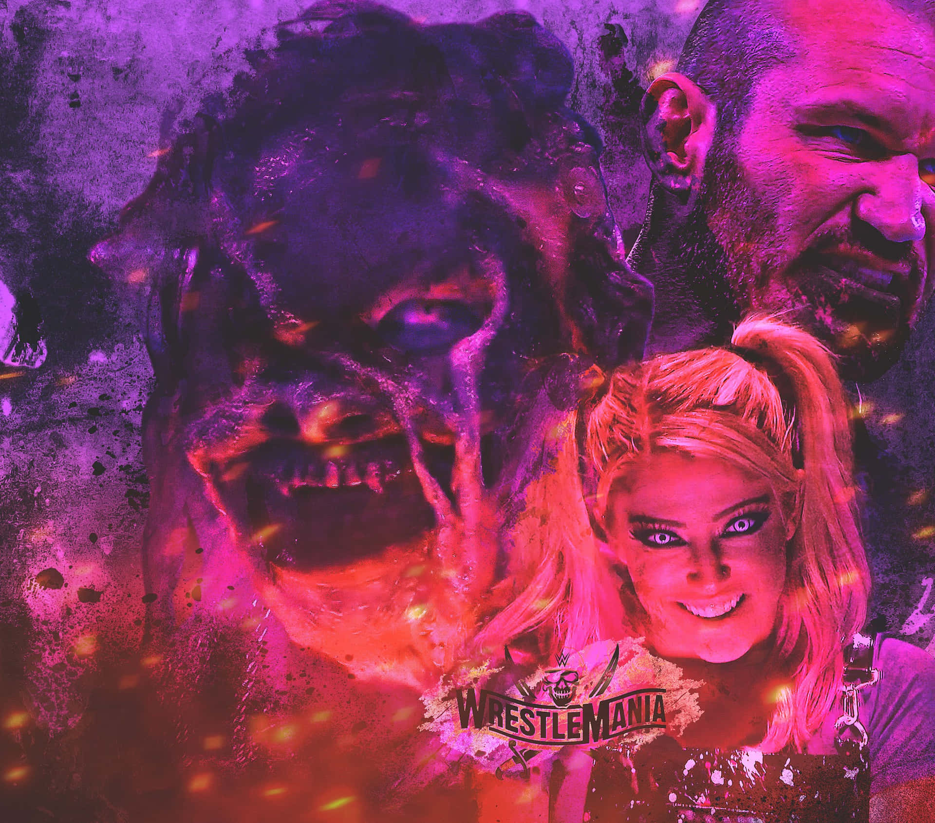 Bray Wyatt Alexa Bliss Wallpaper