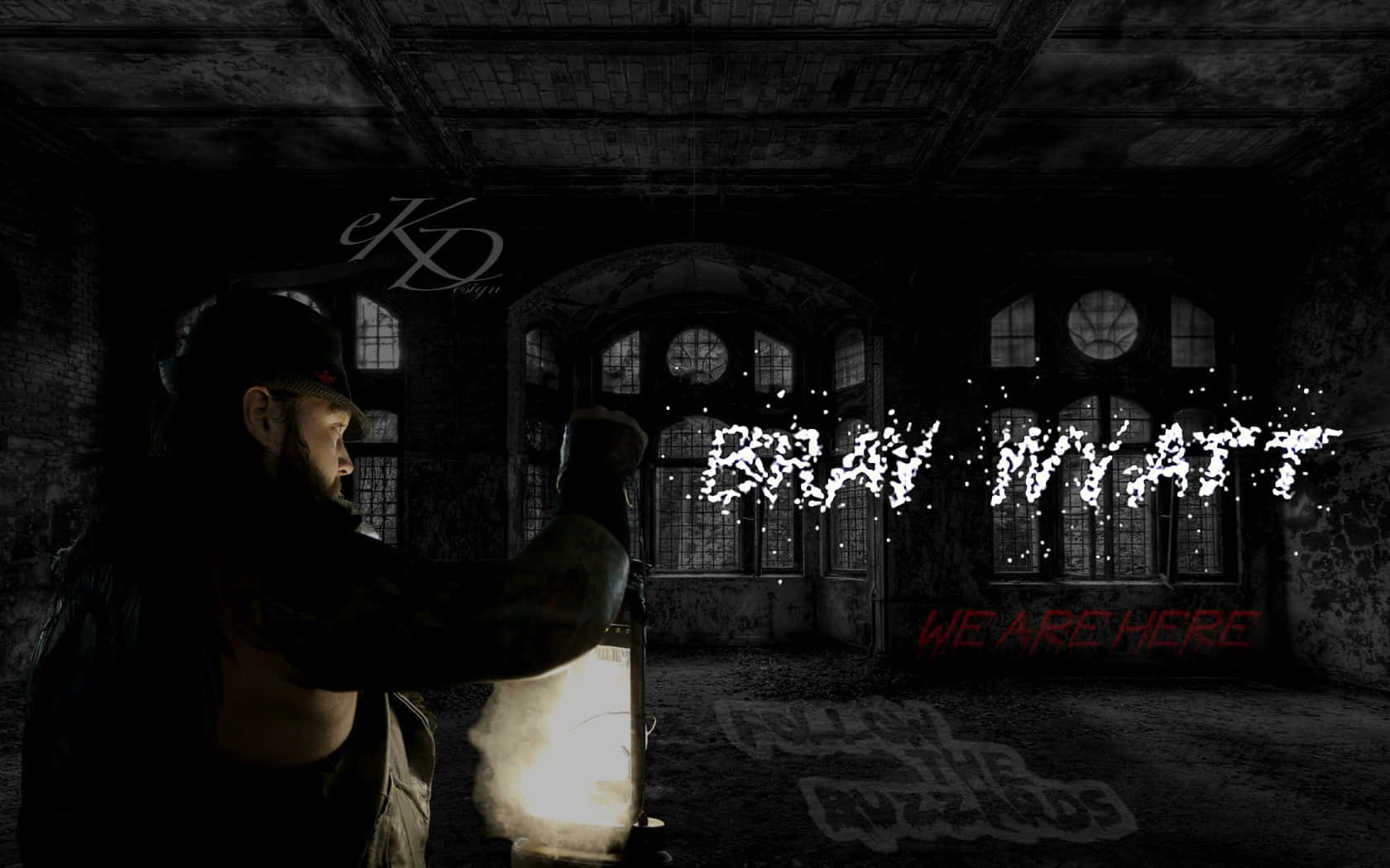 Bray Wyatt Grunge Aesthetic Digital Art Wallpaper