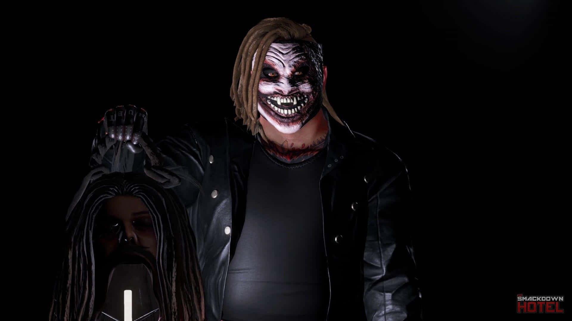 Bray Wyatt WWE 2K20 Bumping i Mørket Scene Tapet Wallpaper