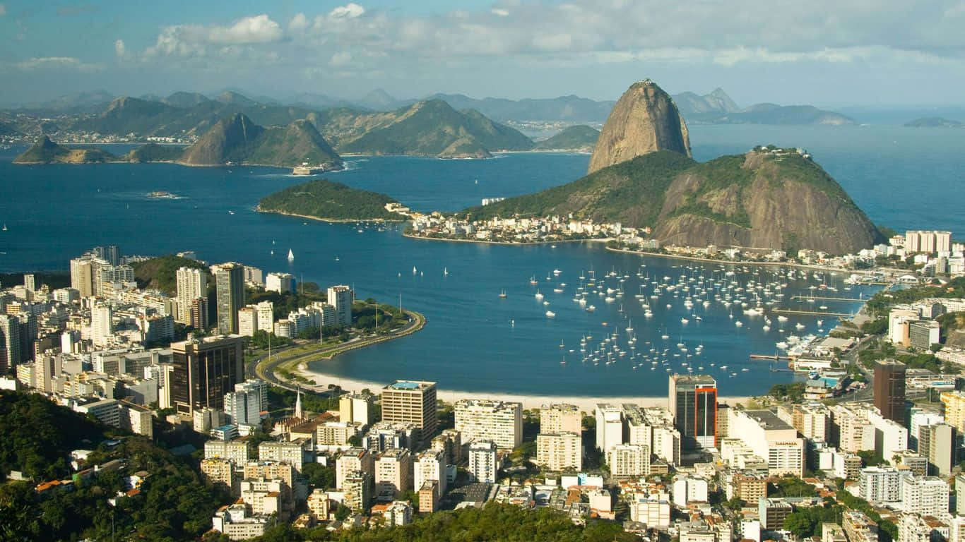 A Panoramic View of Rio de Janeiro, Brazil