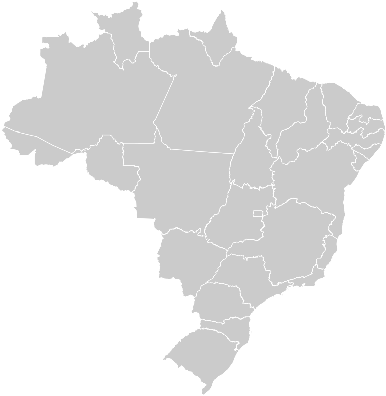 Brazil Blank Map Outline PNG