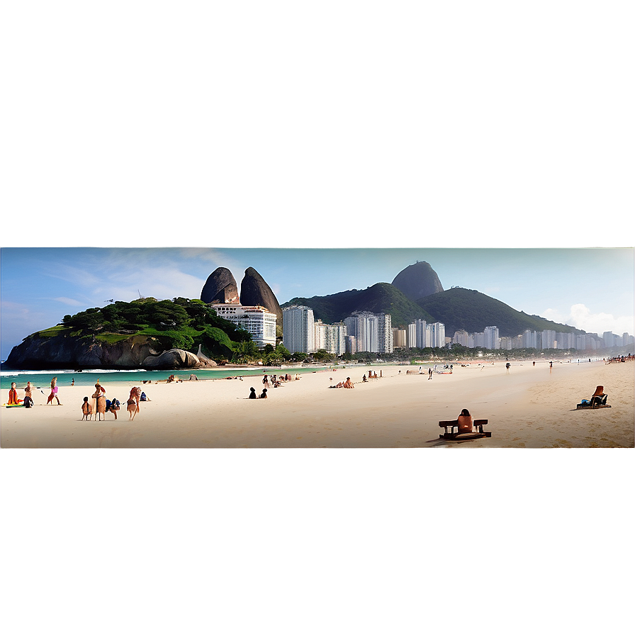 Download Brazil Copacabana Beach Png Omj83 | Wallpapers.com