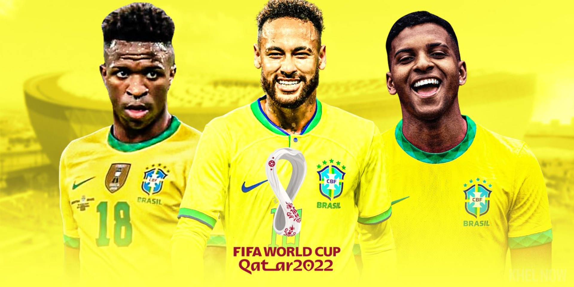 Download Brazil National Football Team Fifa World Cup 2022 Wallpaper |  