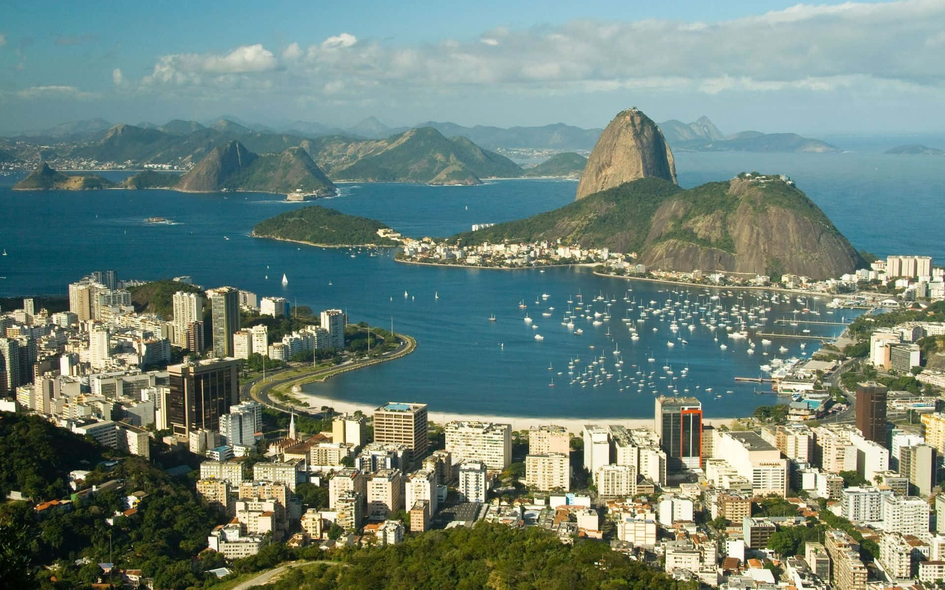 Enstrand I Rio De Janeiro, Brasilien