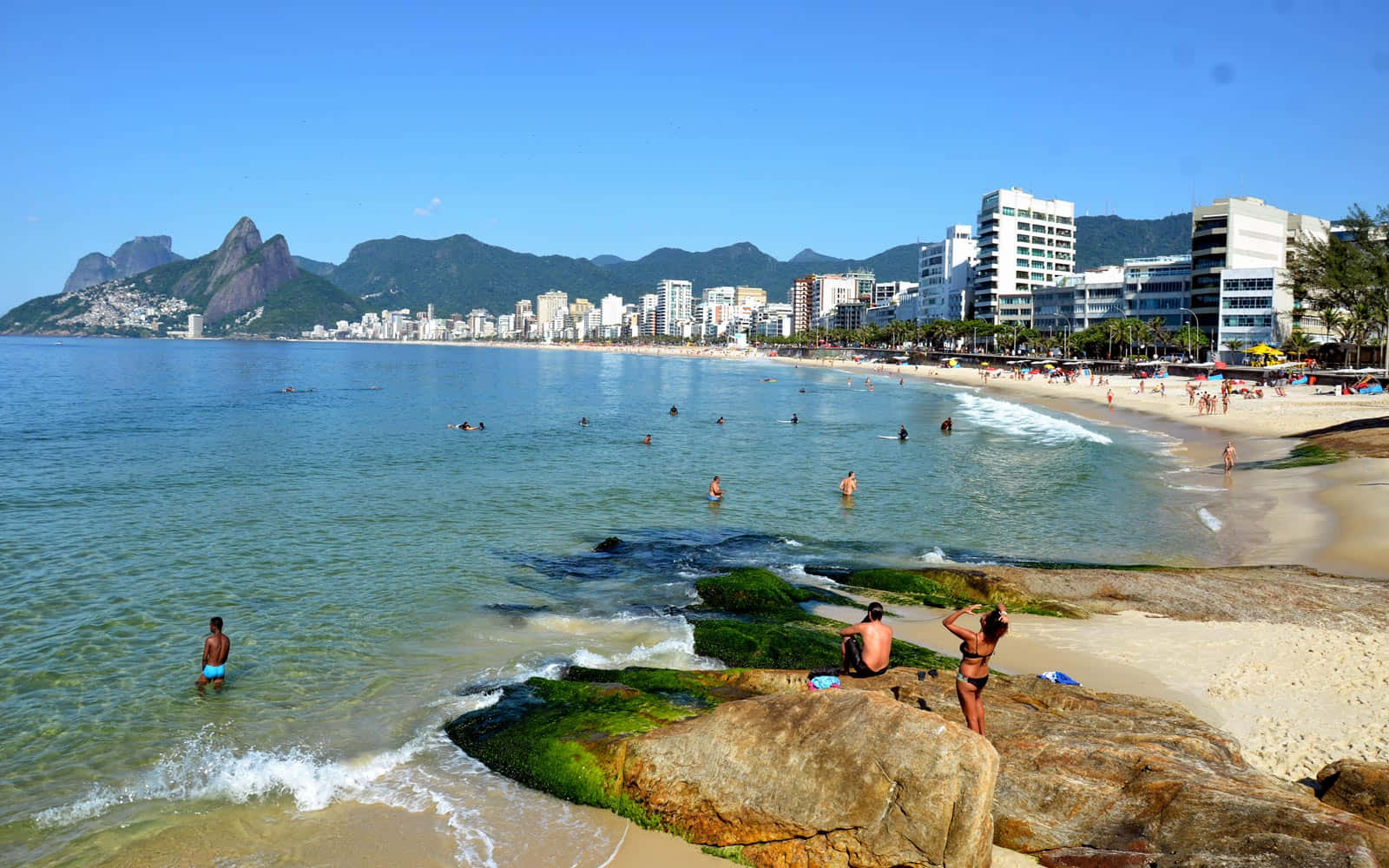 Caption: Serene Brazilian Beach Paradise Wallpaper