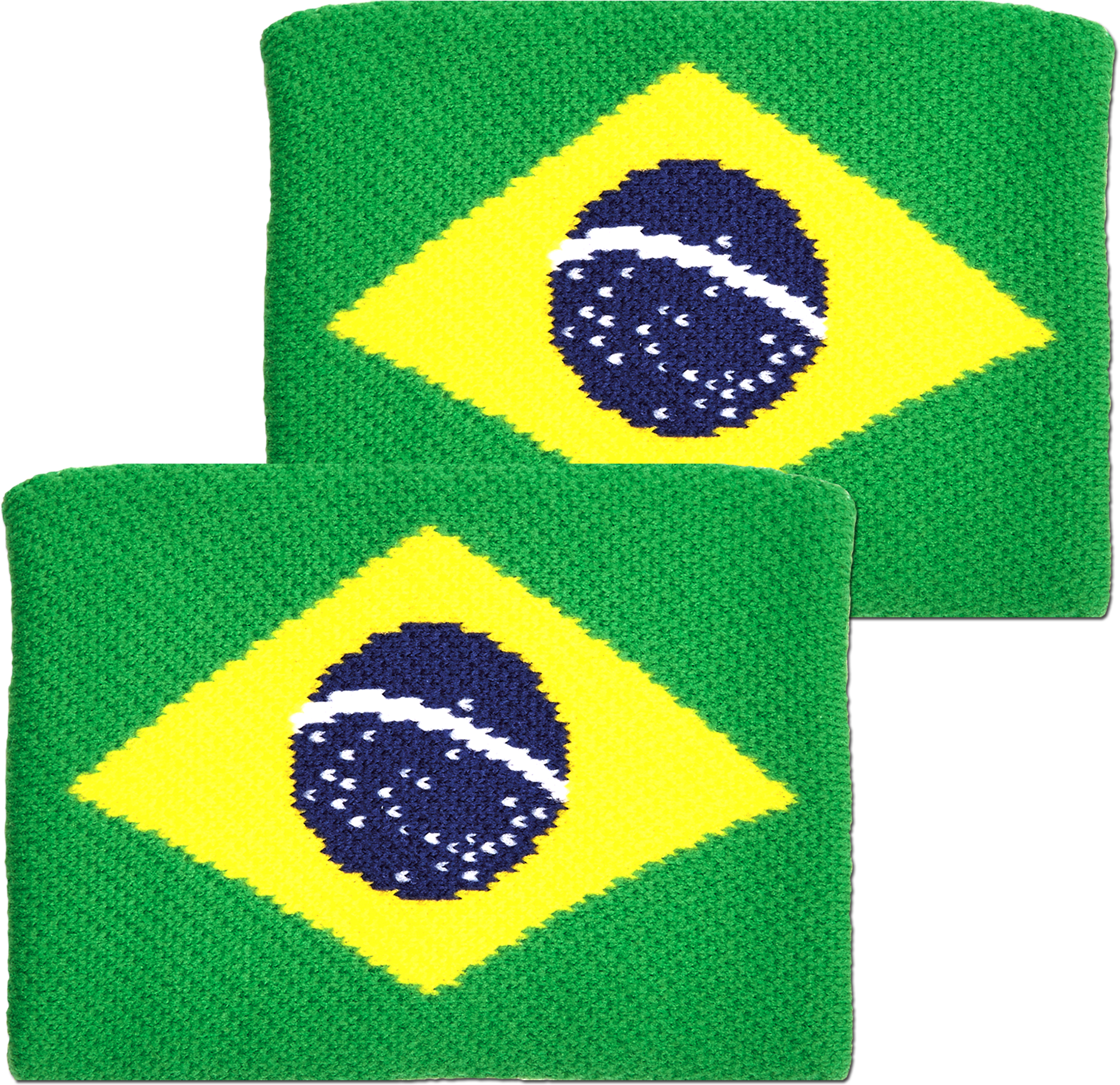 Brazilian Flag Soccer Ball Design Coasters PNG