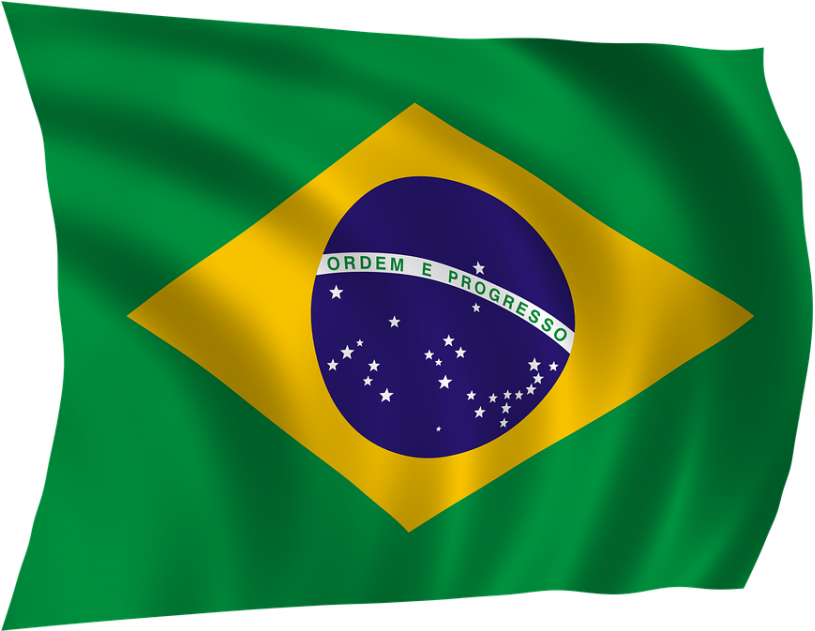 Download Brazilian Flag Waving | Wallpapers.com