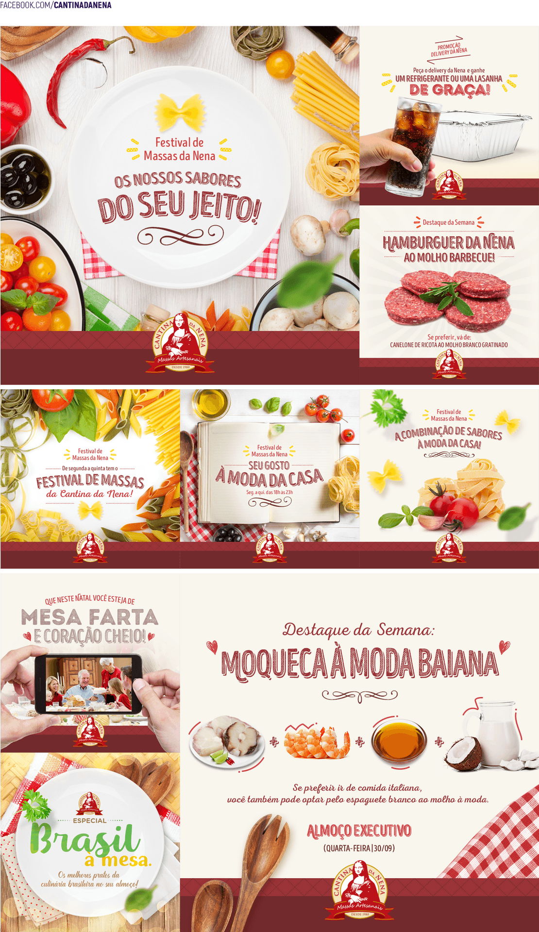 Brazilian Food Festival Promotional Collage PNG