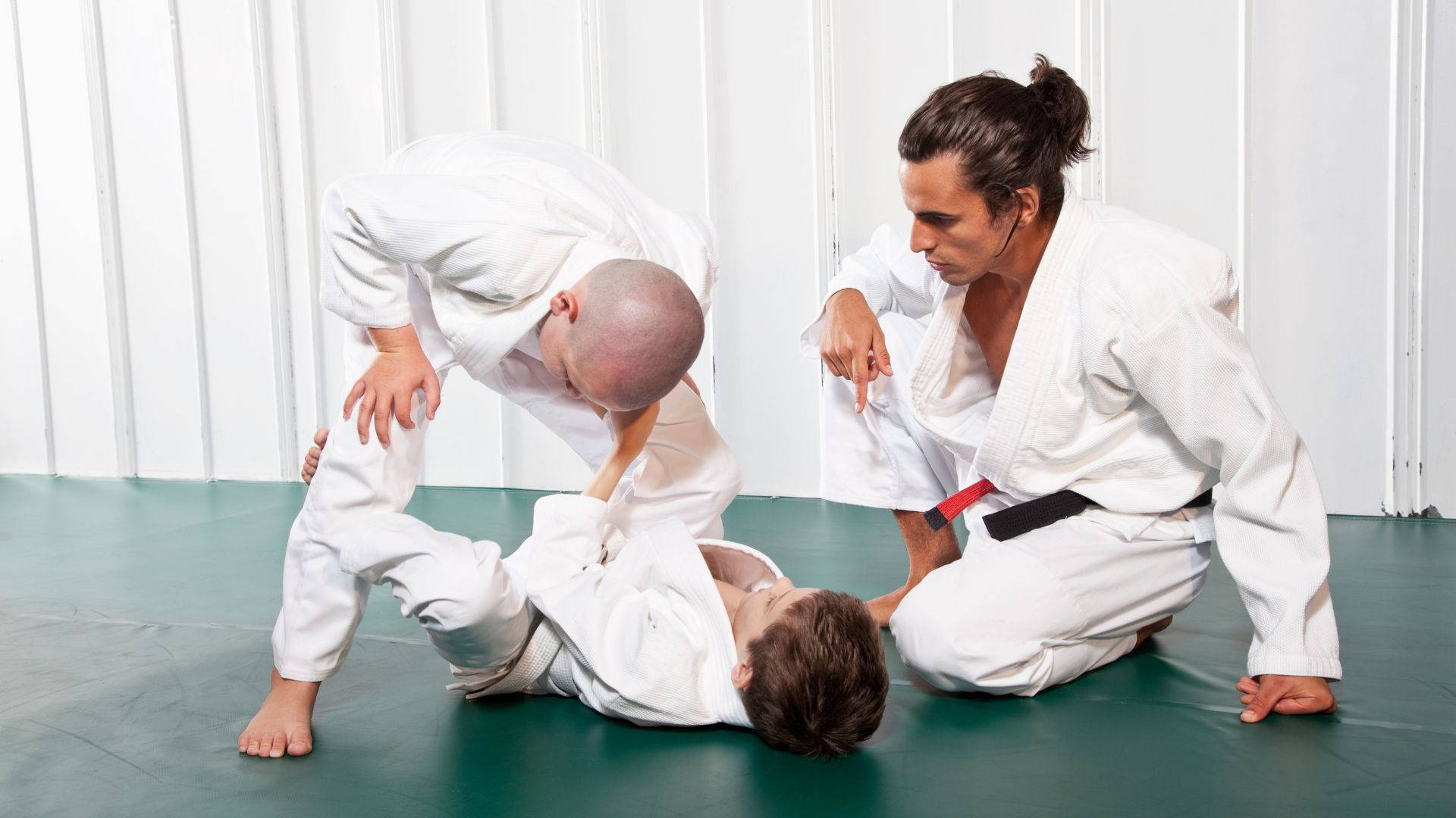 Artesmarciales De Brazilian Jiu-jitsu Para Niños. Fondo de pantalla