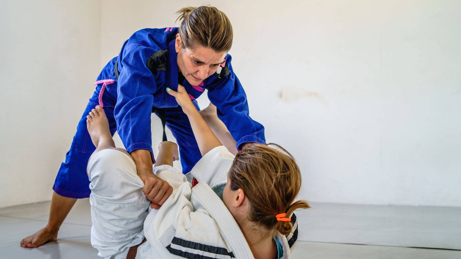 Brasiliansk Jiu-jitsu Mænd Kvinder Selvforsvar MMA Wallpaper