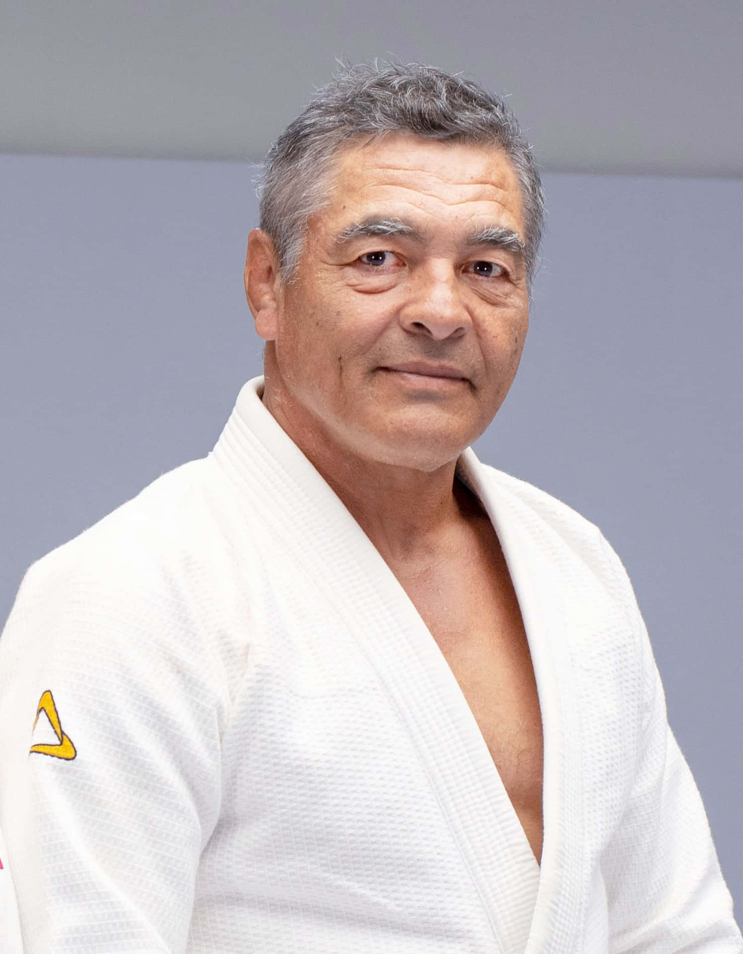 Brasiliansk Martial Artist Rickson Gracie 2021 portræt Wallpaper