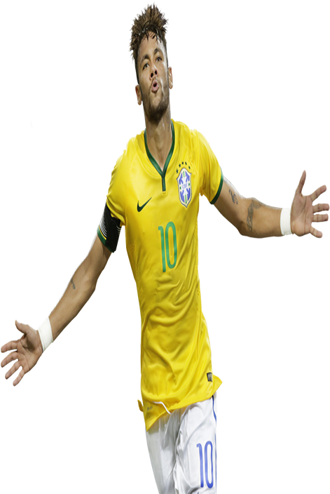 Brazilian Soccer Player Celebration PNG