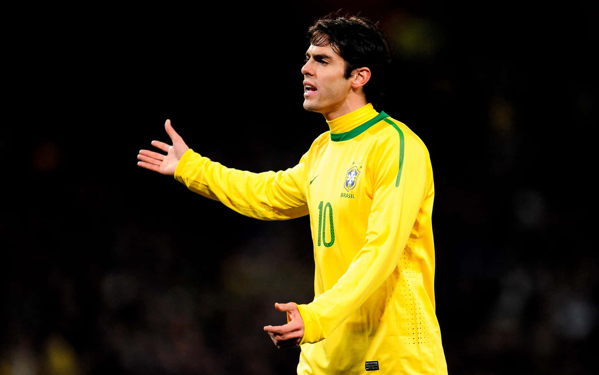 Brazilian Soccer Player Number10 Jersey Wallpaper