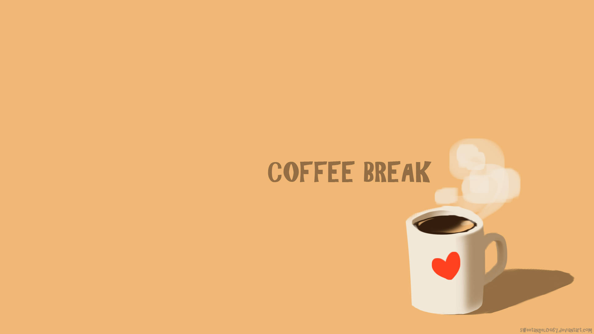 Break Over Coffee Aesthetic Picture