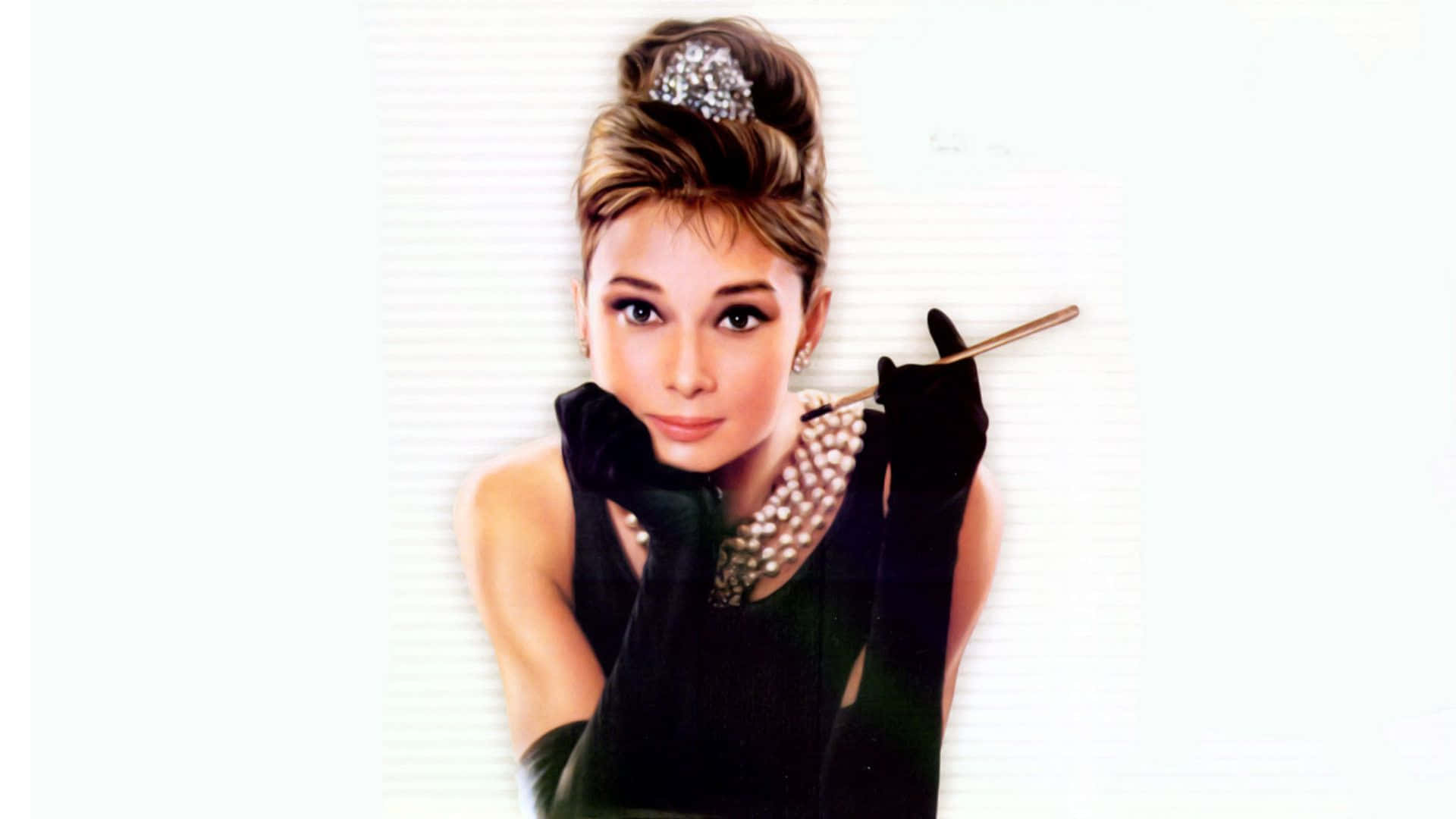 Image  Audrey Hepburn looking stunning as Holly Golightly in "Breakfast at Tiffany's" Wallpaper