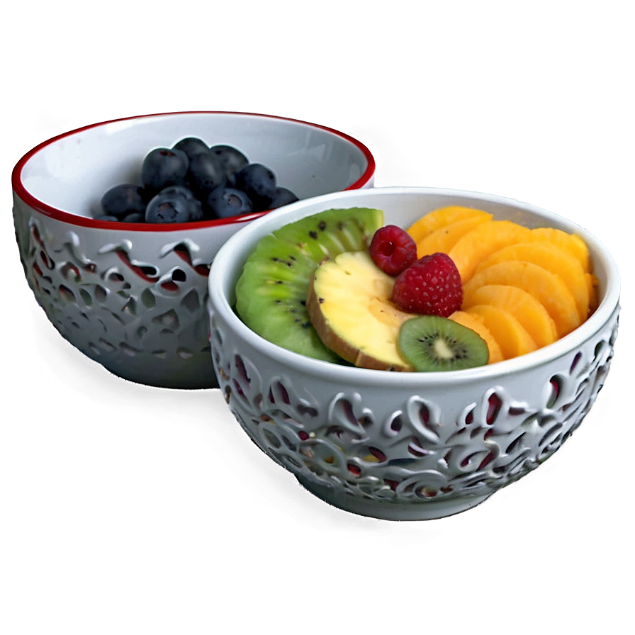 Breakfast Fruit Bowl Png 06132024 PNG