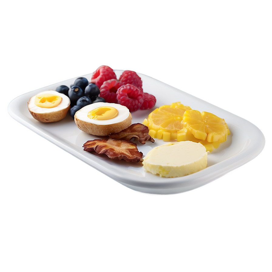 Breakfast Platter Assortment Png Hbr PNG