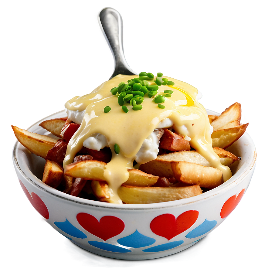 Breakfast Poutine With Hollandaise Png Hbl72 PNG