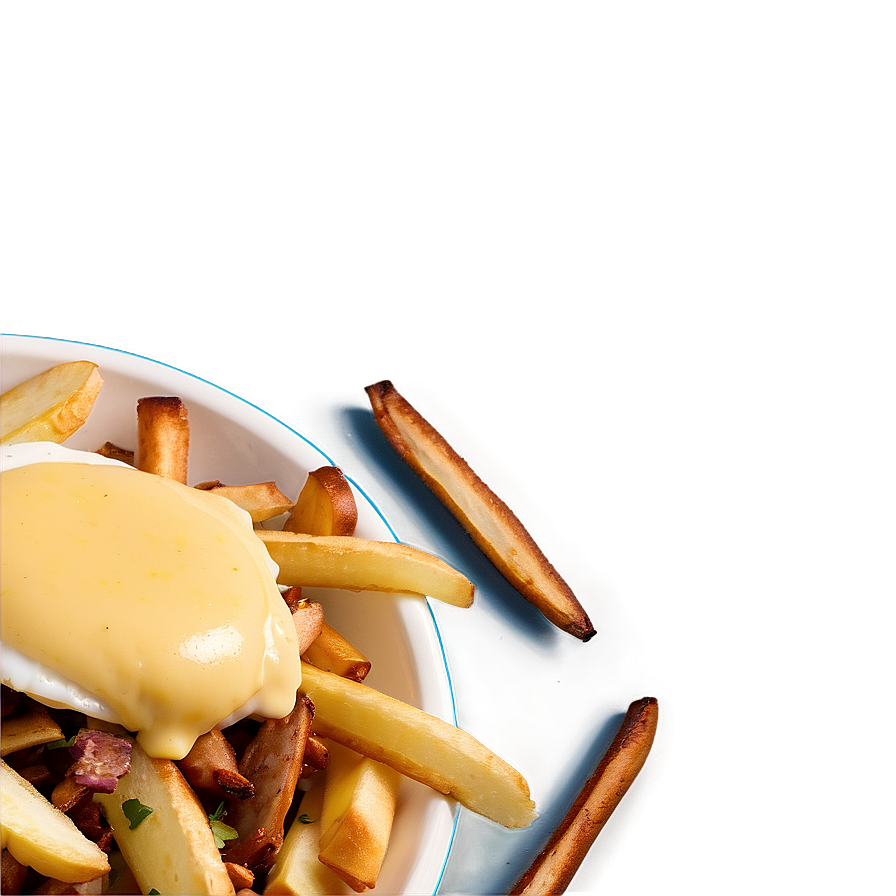Breakfast Poutine With Hollandaise Png Oss15 PNG