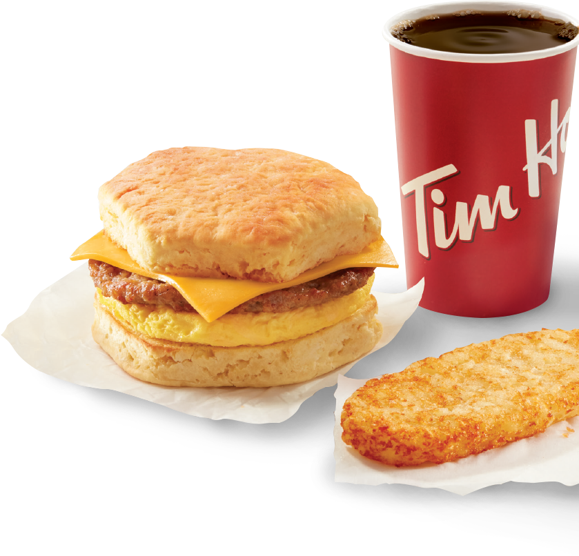 Breakfast Sandwich Coffee Hashbrown.png PNG