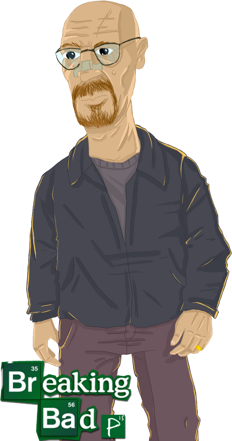 Breaking Bad Animated Character Illustration PNG