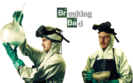 Breaking Bad Charactersin Lab Gear PNG