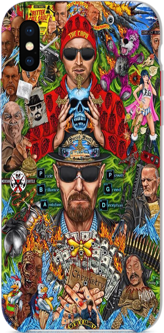 Breaking Bad Collage Phone Case PNG