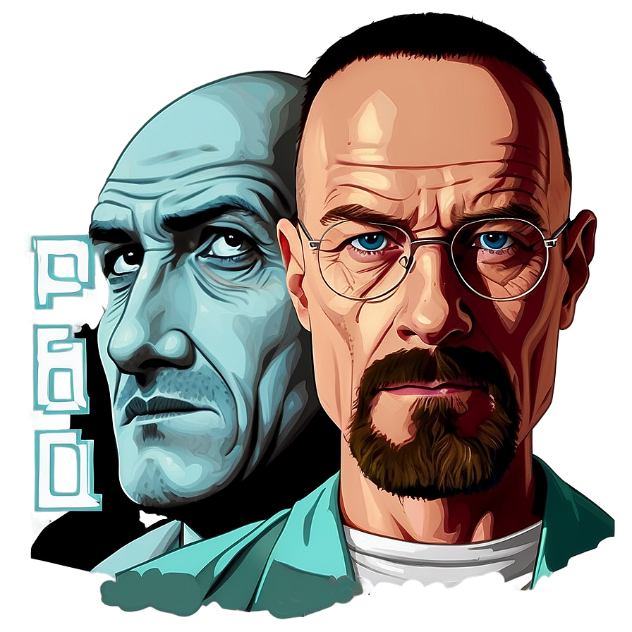 Download Breaking Bad Fan Art Png Qmo | Wallpapers.com