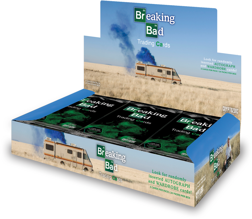 Breaking Bad Trading Cards Box PNG