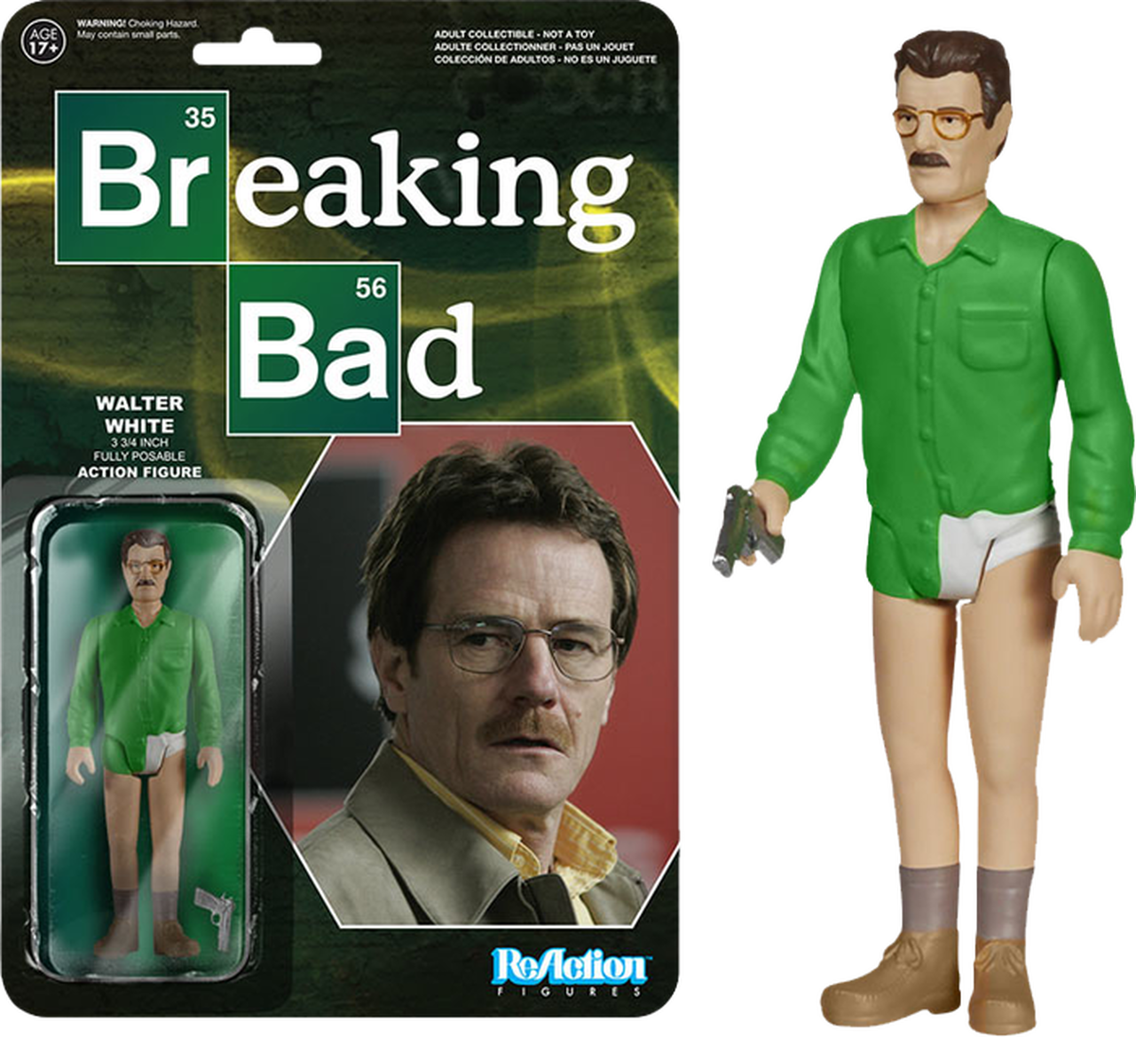 Breaking Bad Walter White Action Figure PNG