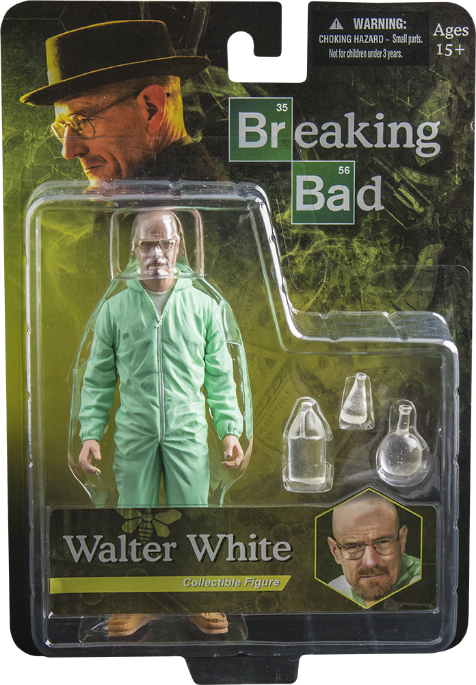 Breaking Bad Walter White Collectible Figure Packaging PNG