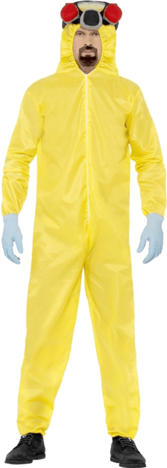 Breaking Bad Yellow Hazmat Suit Costume PNG