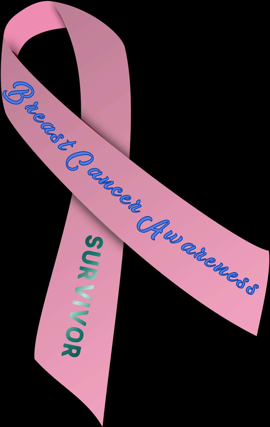 Breast Cancer Awareness Ribbon Survivor PNG
