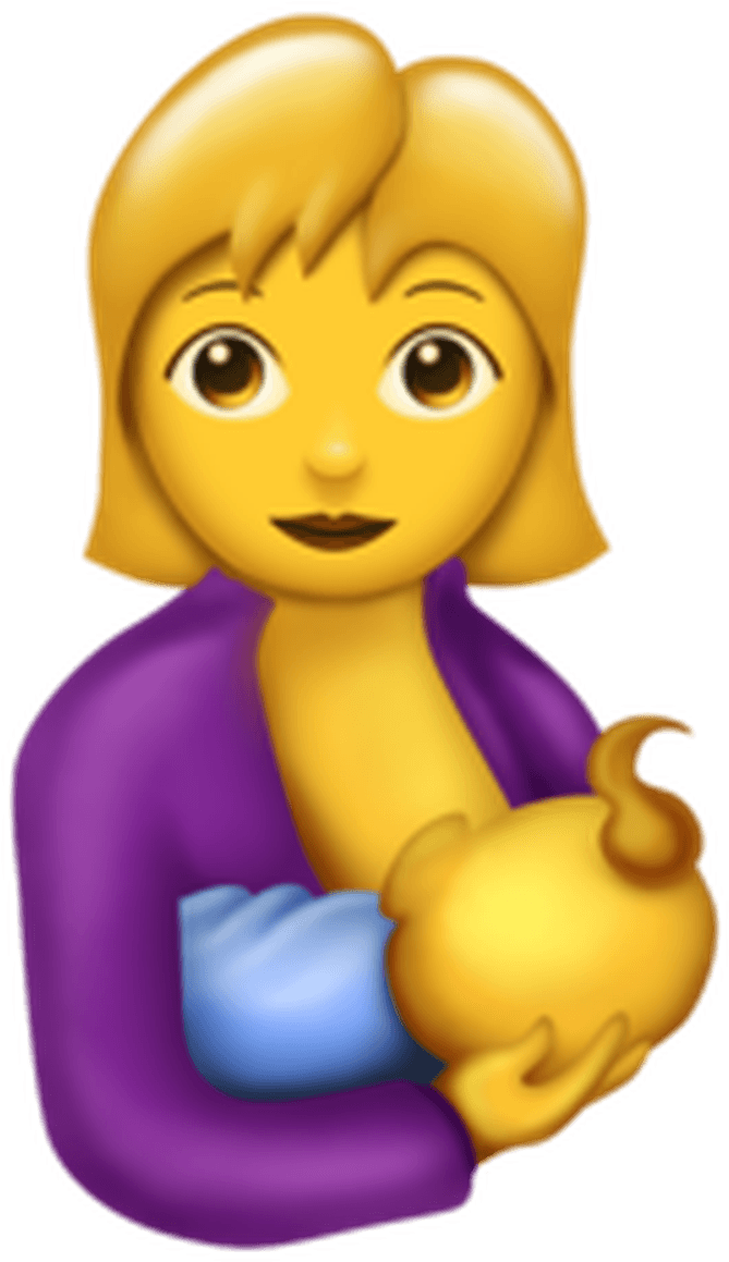 Breastfeeding Mother Emoji PNG