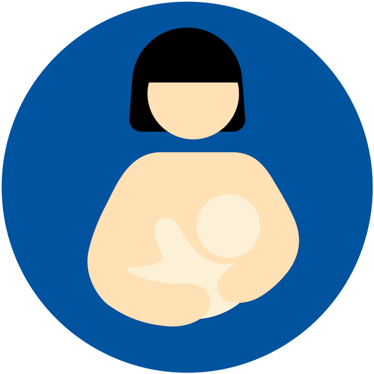 Breastfeeding Motherand Child Icon PNG