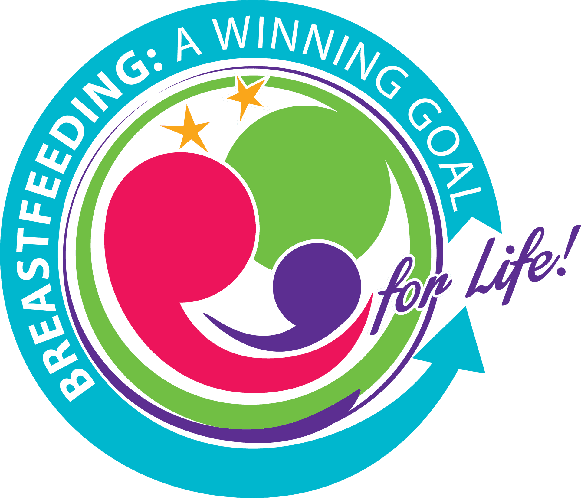 Breastfeeding Winning Goal For Life Logo PNG